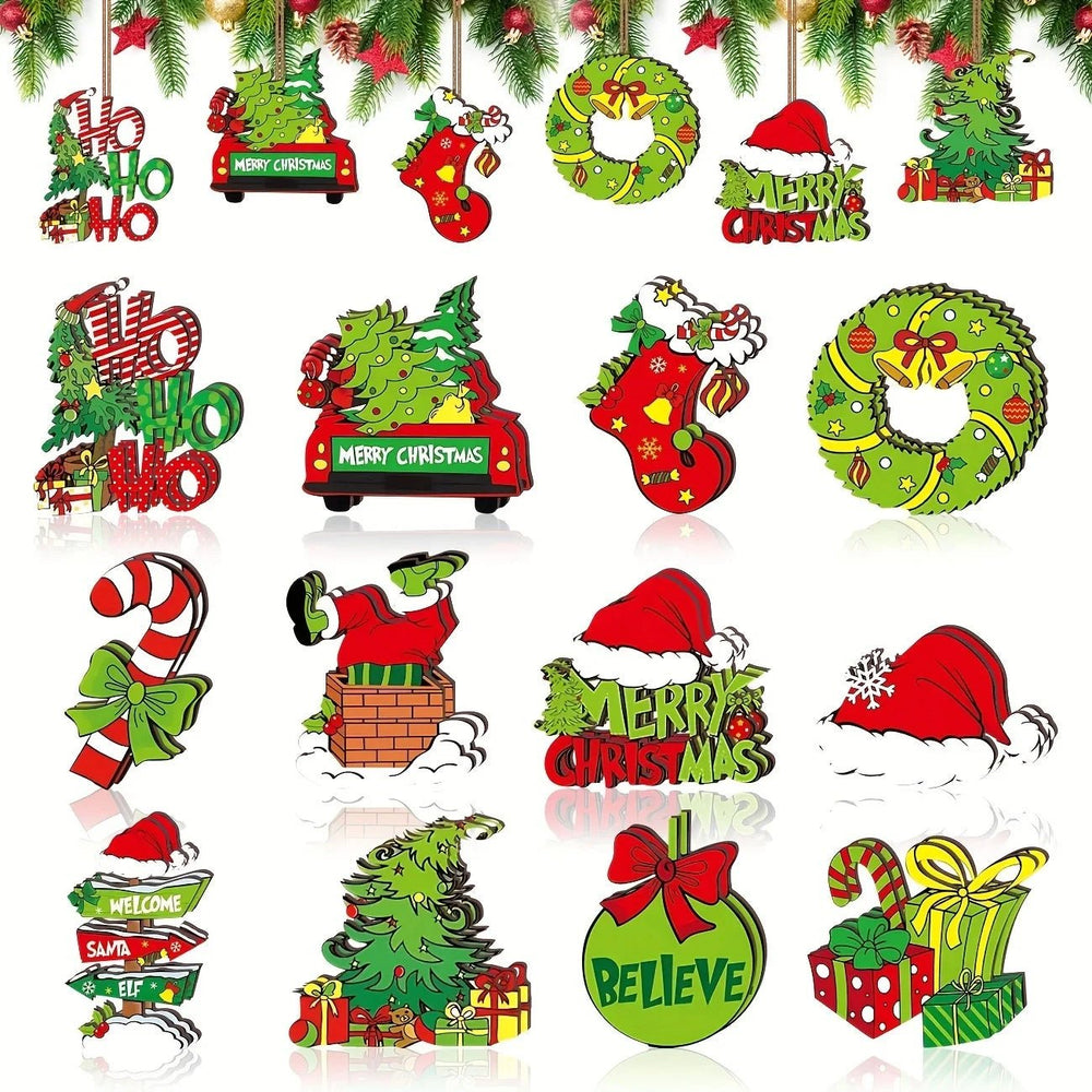 24 - Piece Christmas Ornaments Set - Onlytenbucks.com