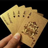 24K Gold Foil Playing Cards – Luxury Poker Deck for Parties and Gifts - Onlytenbucks.com