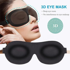 3D Contoured Sleep Mask – Ultra - Soft Breathable Light Blocking Eye Cover - Onlytenbucks.com