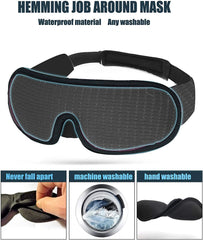 3D Sleep Eye Mask – Soft Padded Memory Foam Eyeshade - Onlytenbucks.com