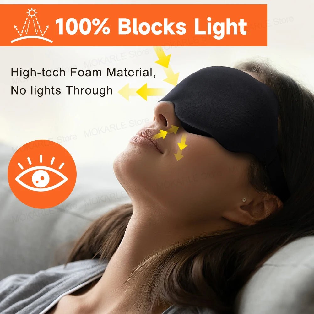 3D Sleeping Mask – Breathable Light - Blocking Eyeshade - Onlytenbucks.com