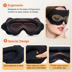 3D Sleeping Mask – Breathable Light - Blocking Eyeshade - Onlytenbucks.com
