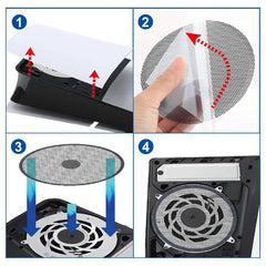 4PCS Dust Filter Kit for PS5 Slim - Onlytenbucks.com