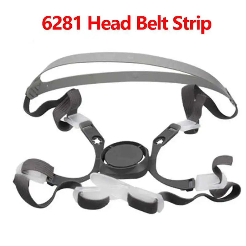 New 6281 Head Belt Strip Set For 6200 Dust Mask Half Face Gas Respirator Replace Accessories For 3m
