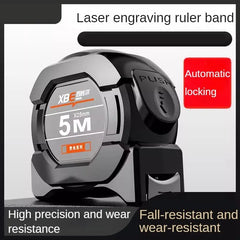 Self Locking Fluorescent Steel Tape Measure | High Precision Waterproof Measuring Tool detail view
