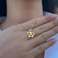 Venus Symbol Charm Female Lesbian LGBT Necklace Women Pendant LES Gold Silver Color Stainless Steel