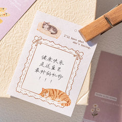 Mr.Paper Light Sleep Manuscript Sticker Pack | Hand-Drawn Base Stickers for Journal Deco detail view