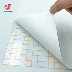 Clear Vinyl Transfer Paper Tape with Alignment Grid | Application Tape for Vinyl Decals detail view