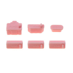 1 Set Silicone Dust Plug Set | Anti-Dust Cover for PS5, PS4, PS3 Console close-up view