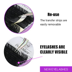 DeceMars Individual Eyelashes Extensions | DIY Natural Look alternate view