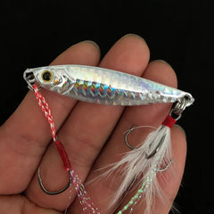 Shore Cast Fishing Lure Slow Shaking Jigbait 7g/10g/15g/20g/25g/30g/40g/60g Jig Artifi close-up view