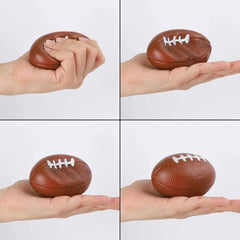 AntiStress Fidget Rugby Brown Office Pressure Ball Pressure Release Children's Ventin alternate view
