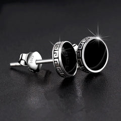 Andara Personalized 925 Silver Earrings Men'S Single Earrings Street Punk Hip-Hop Jewelr detail view
