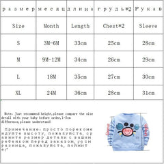 Baby Cartoon Cotton Long Sleeve T-Shirt | Casual Spring Top for Toddlers close-up view
