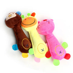 Durable Low Price Pet Dog Plush Toy Animal Shape with Squeaky for Small Dogs Chihuahua close-up view