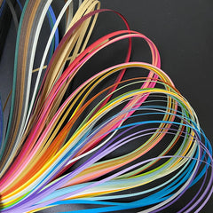 36 Colors 180Pcs Quilling Paper Assorted Mixed Color Origami Paper Width 3/5/7/10mm Ha close-up view