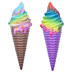 Colorful Ice Cream Squishy Toy | Slow Rising Stress Relief Squeeze alternate view