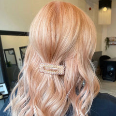 Fashion Women Rhinestone Hair Clips Full Crystal Hairclip Metal Ponytail Holder Hairpins Hair Accessories For Women