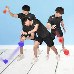 Hexagonal Reaction Ball | Reflex & Agility Training Ball for Sports close-up view