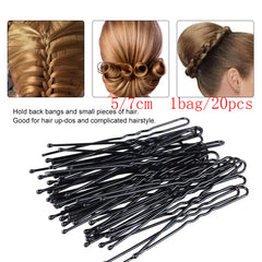 5/7cm 20Pcs U Shaped Hairpin Hair Clips Bobby Pins Metal Barrette Women Modeling Tool alternate view