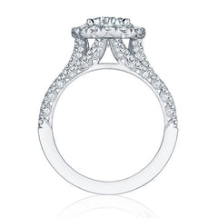 Huitan Trendy Women Rings with Brilliant Cubic Zirconia Luxury Engagement Rings Fashio close-up view