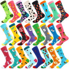 Sock Combed Cotton Funny Men's Big Size Crew Harajuku Hip Hop Thick Long Socks