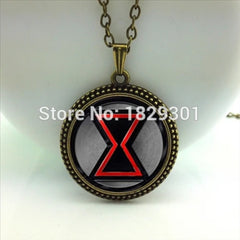 2017 New Emblem Necklace Women Pendant Novel Geometric Photo Jewelry Glass Cabochon Neck detail view