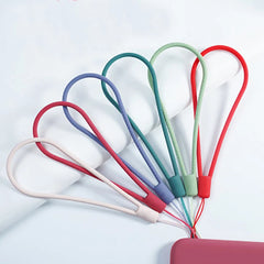 2pcs Silicone rope mobile phone anti losing sling wrist short Cord silicone wrist rope m detail view