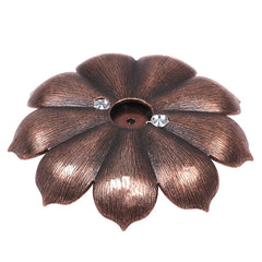 Aluminium Alloy Incense Burner Plate | Lotus Incense Stick Holder close-up view