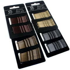 24Pcs/set Hair Clip Ladies Hairpins Girls Hairpin Curly Wavy Grips Hairstyle Hairpins Women Bobby Pi