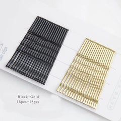 SWINATE Fashion Women Basic Waved U Shape Hairpins Gold Black Brown Bobby Pins Salon alternate view