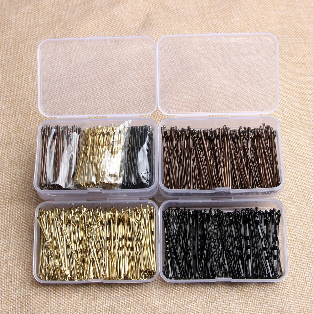 50/100/150PC Black Hairpins For Women Hair Clip Lady Bobby Pins Invisible Wave Hairgrip Barrette Hai