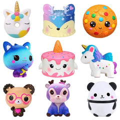 Jumbo Squishy Kawaii Unicorn Horse Cake Deer Animal Panda Squishies | Slow Rising Stress Relief Sque