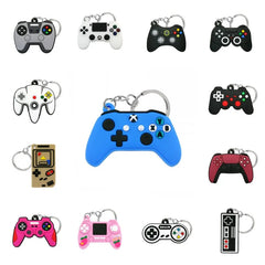 1PCS PVC new style Game Machine Keychain & Keyring Cute Gamepad Joystick Key Chain Keychains Bag Car