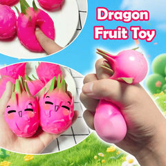 Funny Dragon Fruit Squeeze Ball | Simulation Fruit Squishy Fidget Sensory Toy detail view