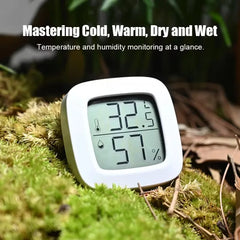 Mini Indoor Thermometer | LCD Digital Temperature and Humidity Room Monitor