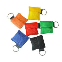 Compact CPR Face Shield Keychain | Portable First Aid Rescue Tool detail view