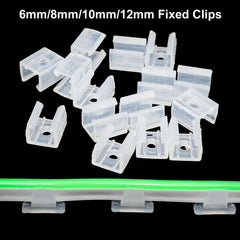 LED Strip Fixing Clips 6mm 8mm 10mm 12mm for 2835 Neon 220V alternate view
