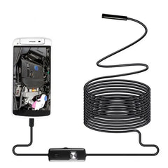 Flexible Endoscope Camera 5.5mm | Mini Industrial Borescope for Android Phone and PC