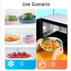 Cover Elastic Plastic Wrap Cover Food Grade Storage Bag Kitchen Organizer detail view