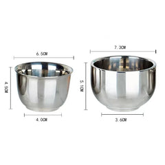 1PC For Home Office Tea Beverage Beverage Mugs Double Layer Wine Cups Stainless Steel Heat Insulated