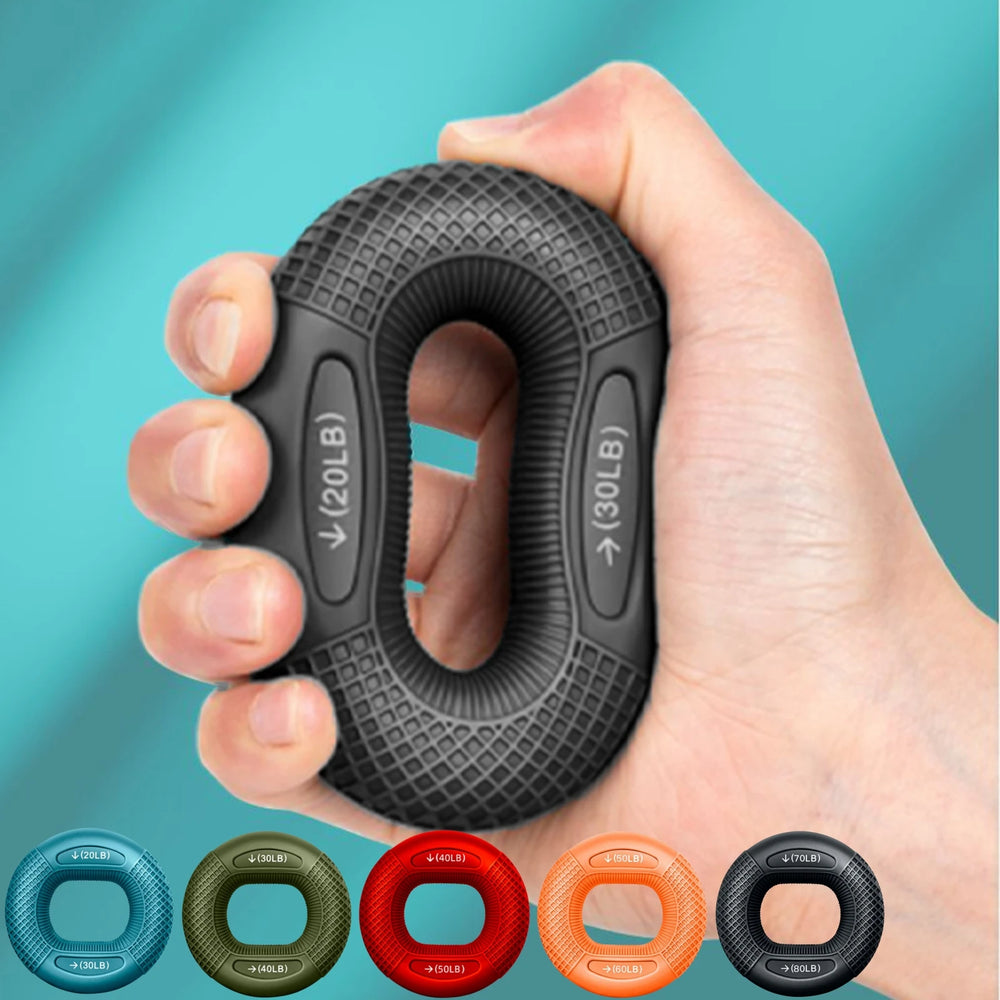 Silicone Finger Gripper Ring | Hand Muscle Strengthener for Grip Training and Wrist Recovery