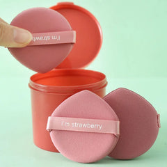 Karsyngirl 7-Piece Strawberry Cosmetic Puff Set | Double-Sided Makeup Sponges alternate view