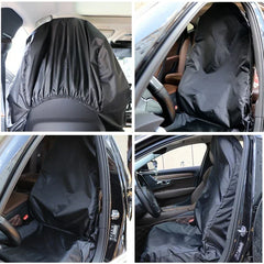 Car Seat Cover for Front Rear Seats Waterproof Antifouling Dust Covers for Steering W alternate view