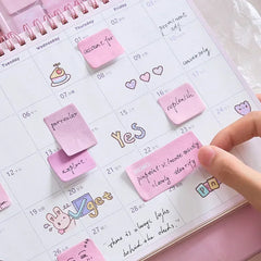 Colorful Aesthetic Sticky Notes | 210pcs Memo Pad Set for Scrapbooking detail view