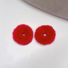 2PCS New Tassel Big Red Chinese-style Hair Accessories Cute Children’s Day And New Yea close-up view