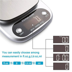 High Precision Kitchen Scale 3kg/5kg/10kg | Multifunctional LCD Food and Jewelry Scale detail view