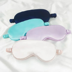 Women Imitated Silk Sleep Eye Mask | Portable Travel Blindfold for Restful Sleep close-up view