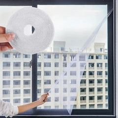 Self-Adhesive No-Drill Mosquito Net for Windows | DIY Insect Screen detail view