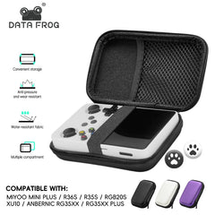 Data Frog Portable Handheld Console Carrying Case | Retro Gaming Travel Bag